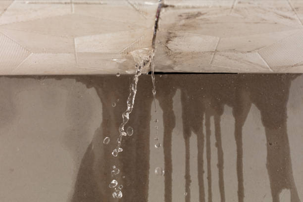 Professional Burst Pipe Cleanup technician working in Block Island, RI
